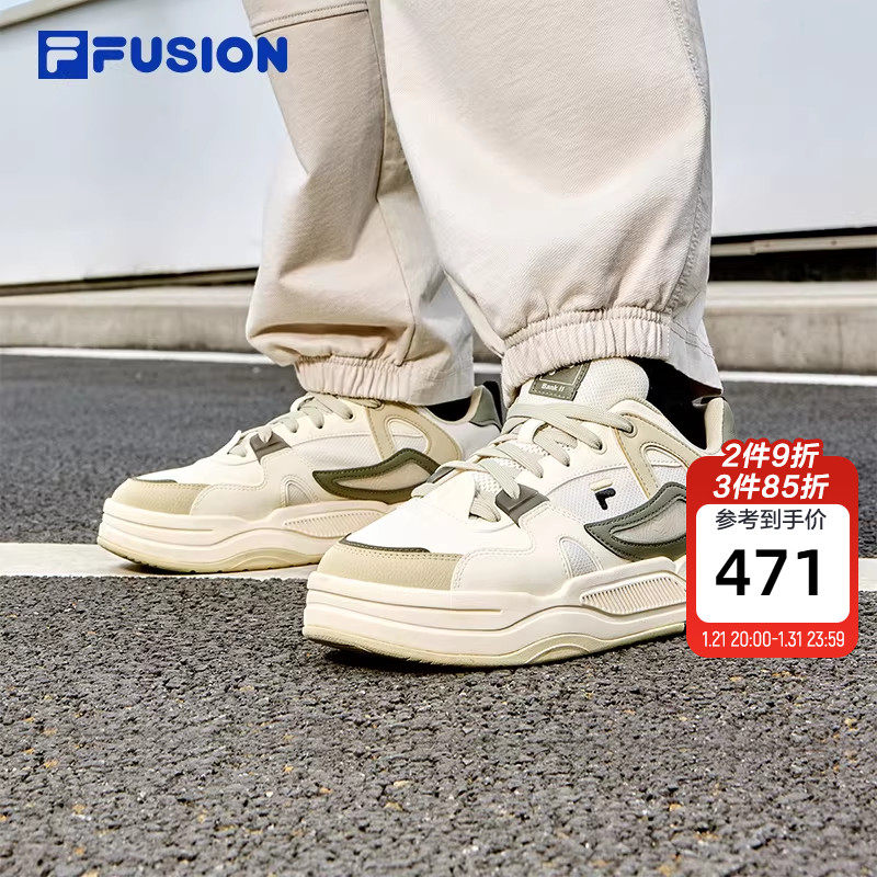 FILA FUSION斐乐潮牌男鞋BANK II专业滑板鞋新款运动鞋板鞋,运动鞋new,板鞋,淘宝优惠券,粉丝福利购,淘宝优惠卷