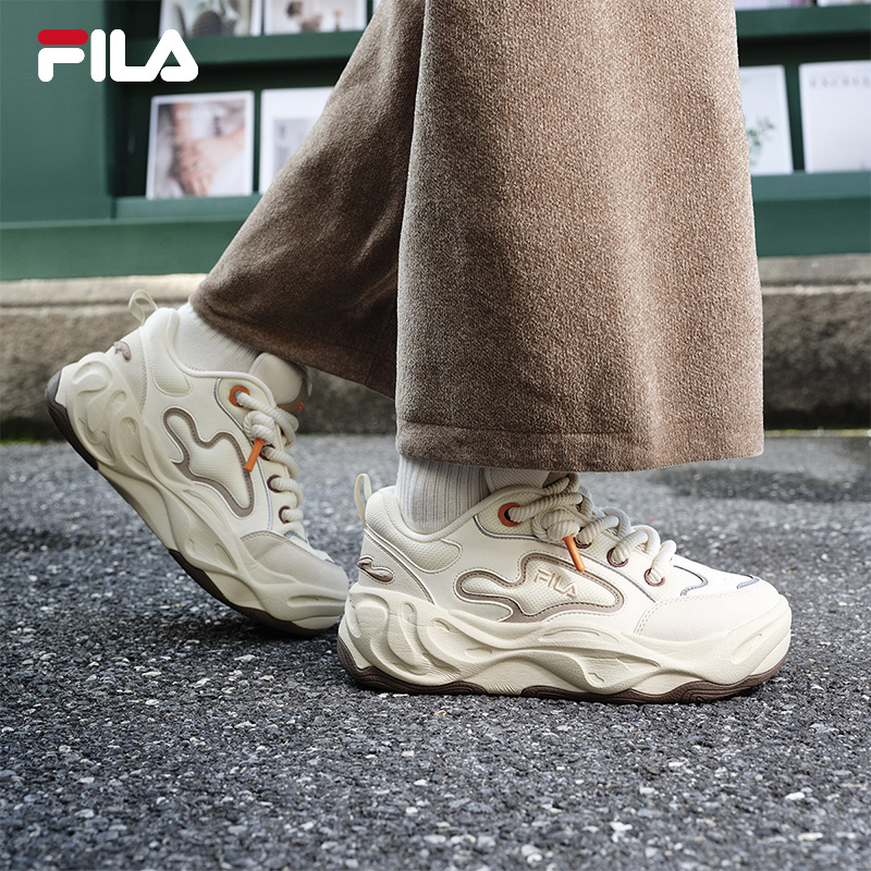 FILA 斐乐官方女鞋BROOK 2摩登板鞋2025冬季新款流沙鞋休闲运动鞋