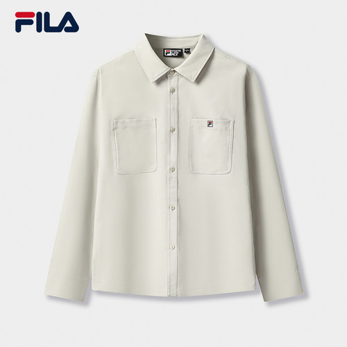 FILA斐乐男士梭织长袖衬衫