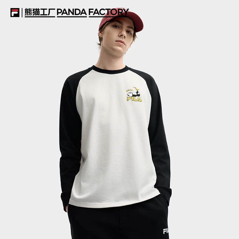 FILA斐乐情侣休闲长袖T