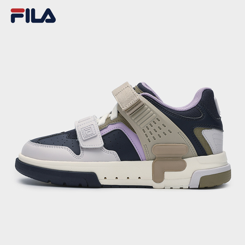 FILA 斐乐官方女鞋DOPPIO摩登板鞋2023冬新款蛋糕鞋厚底鞋运动鞋