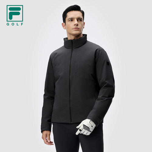 鹅绒|FILA斐乐男轻薄羽绒服冬季高尔夫运动训练健身保暖立领外套