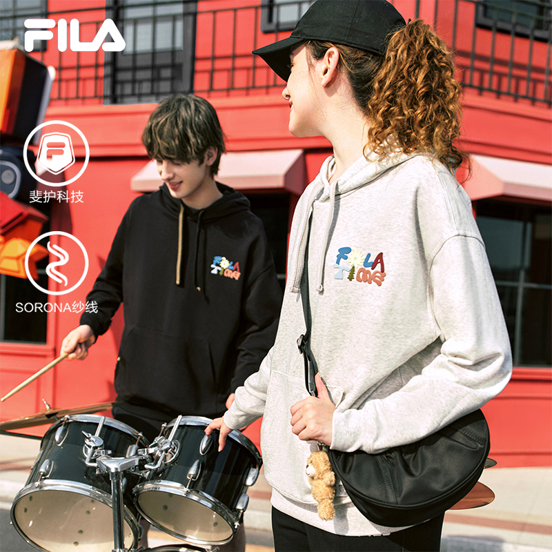 FILA斐乐中性针织连帽上衣