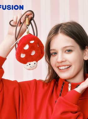 FILA FUSION斐乐小包零钱包新年红色款礼盒装挂件2026春新款礼物