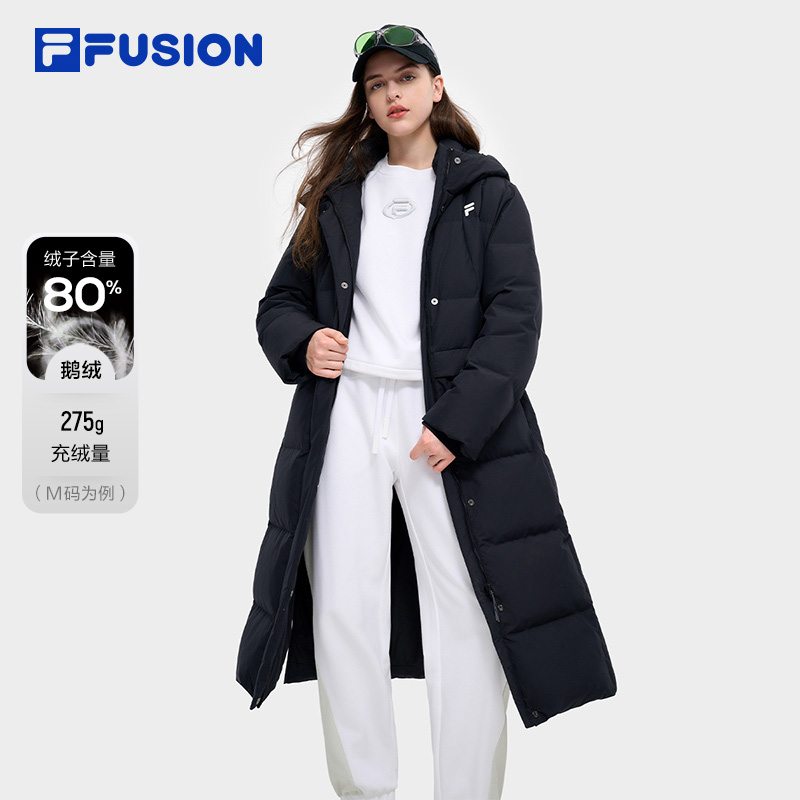 FILAFUSION斐乐长羽绒服女子