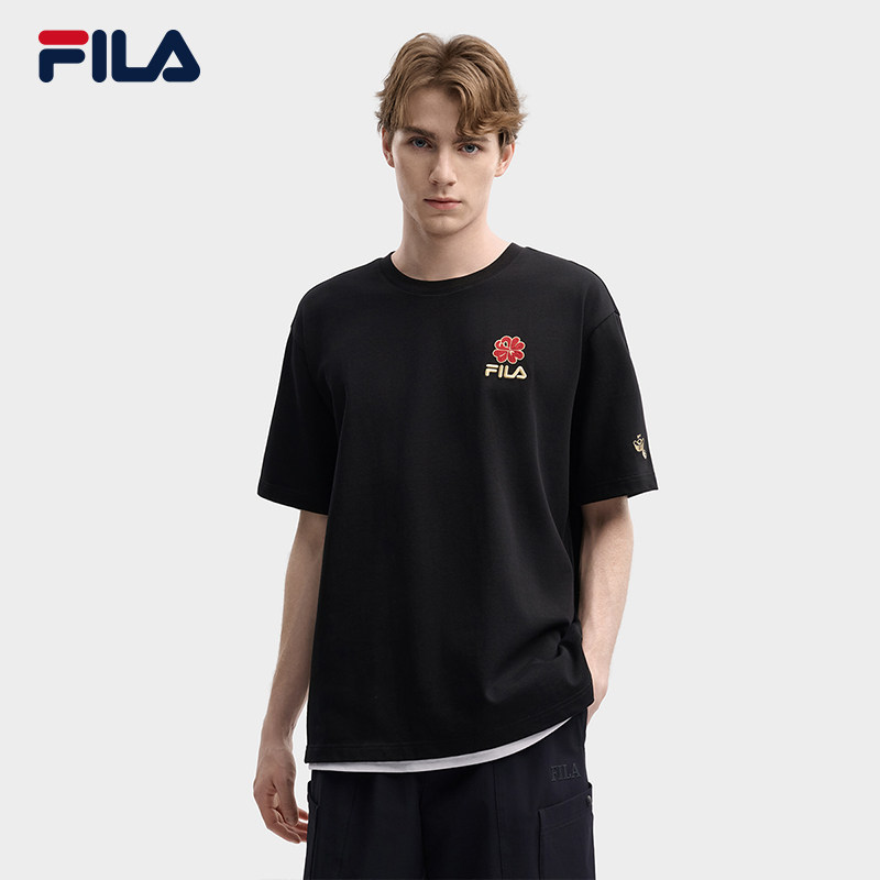 FILA斐乐中性针织短袖衫