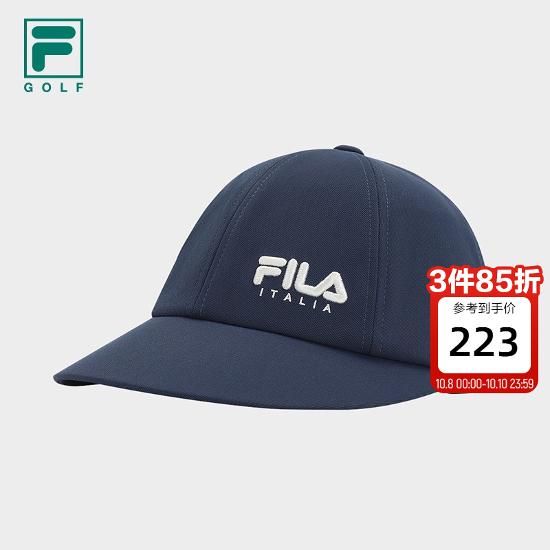 FILA 斐乐官方女帽棒球帽2025秋季新款高尔夫运动帽遮阳帽鸭舌帽