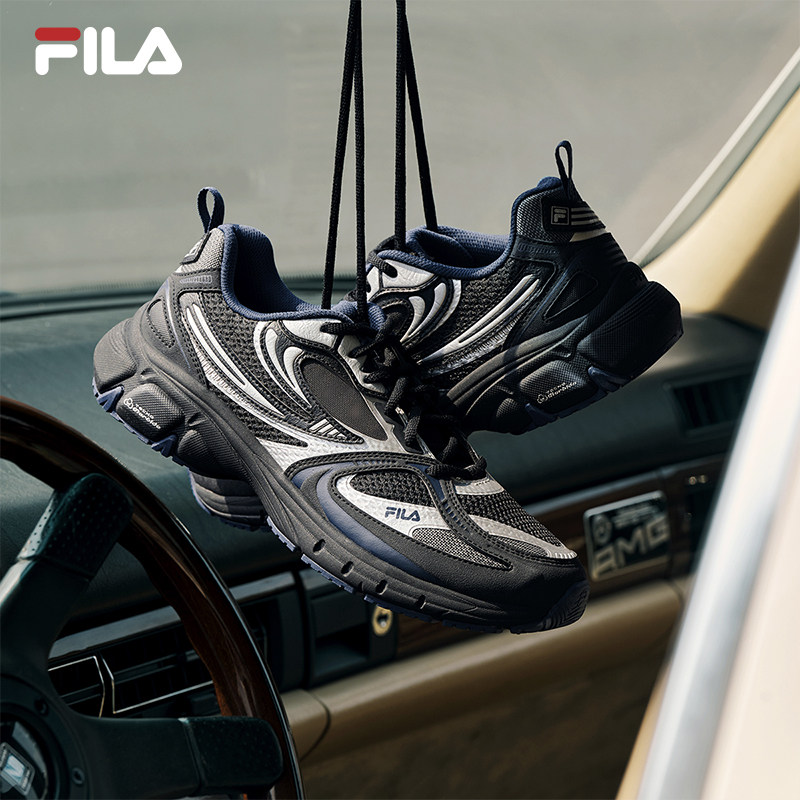 FILA 斐乐官方男鞋INTERUN 2老爹鞋2026秋季新款漩流鞋2代休闲鞋