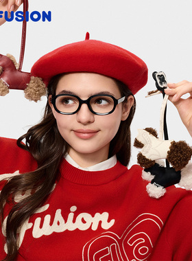 【小马儿】FILA FUSION斐乐新年挂件红色小马2026新款礼物带礼盒