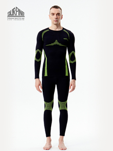 SURPINE湃动速干排汗内衣滑雪秋冬户外登山徒步运动打底衣 男款