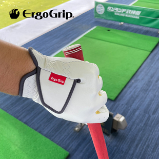 日本ErgoGrip高尔夫手套男单只左右手golf羊皮手套女耐磨透气防滑