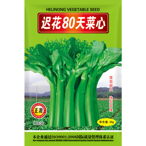 和利农正源迟花80天菜心种子