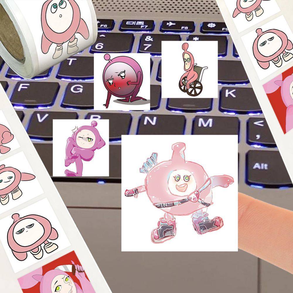 蛋仔派对】2000贴蛋小粉趣味头像热门游戏周边卷卷贴卡通Q版贴画