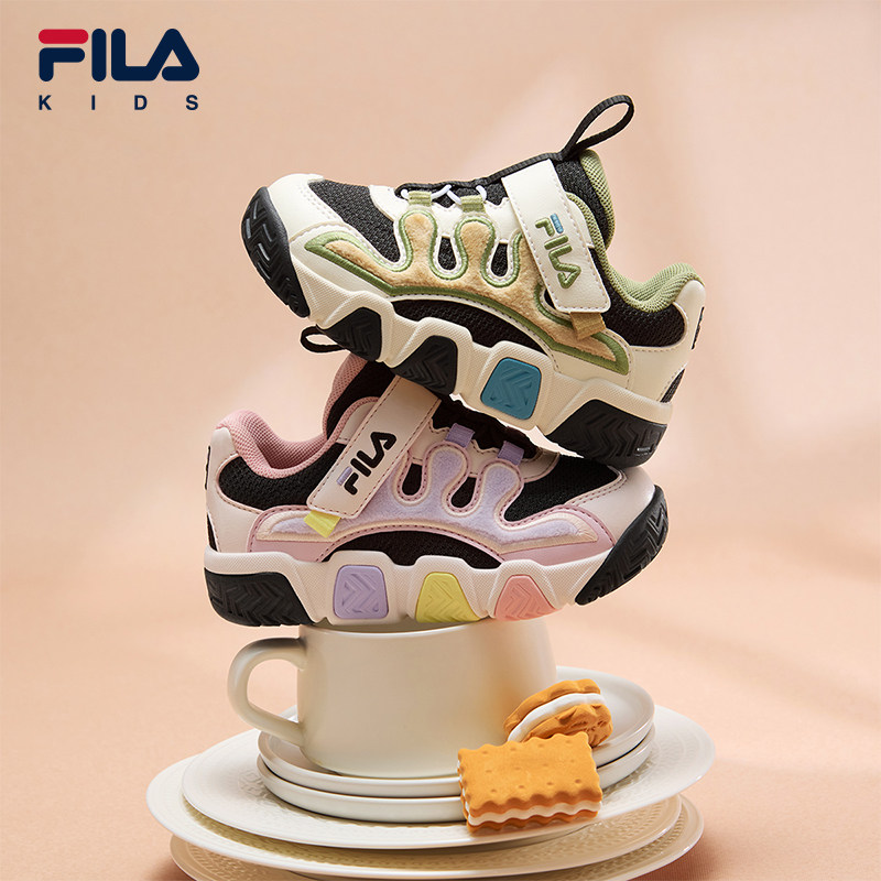 FILA斐乐儿童童鞋篮球鞋2025年冬季新款男女婴幼童魔术贴学步鞋