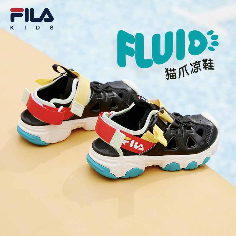 猫爪|FILA斐乐儿童童鞋凉鞋2026年夏季新款男女小童防滑包头