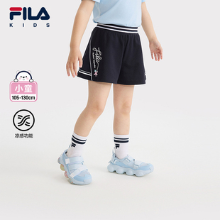 2025年夏季 潮 FILA斐樂童裝 兒童短褲 女小童五分褲 涼感功能 新款