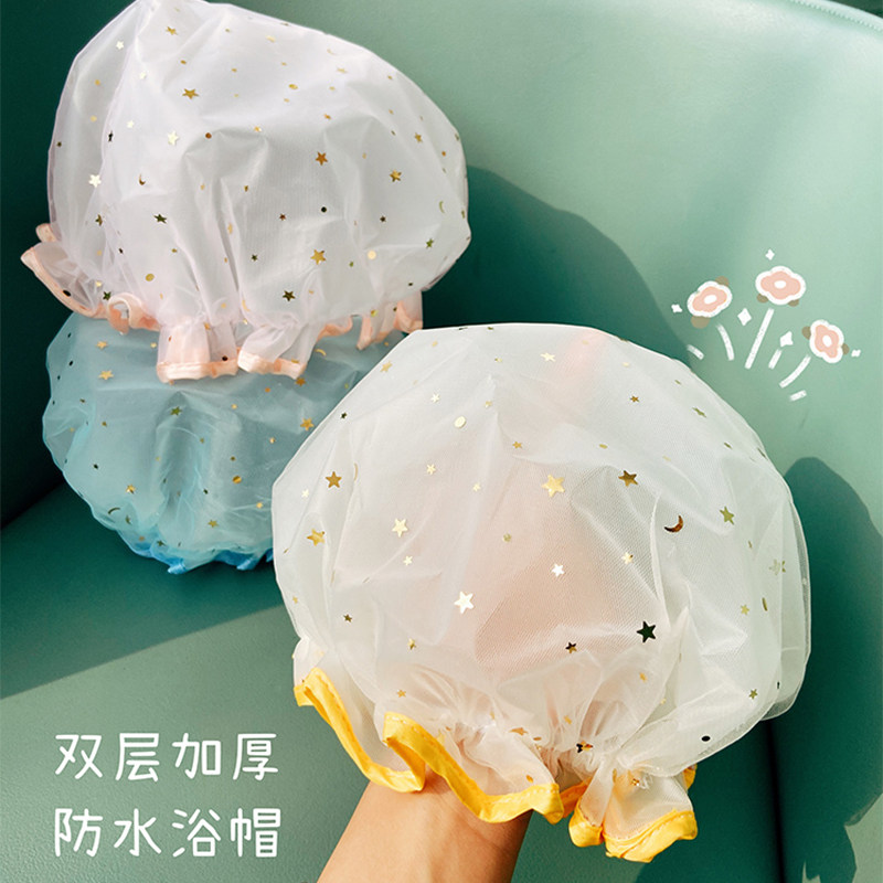 儿童浴帽防水洗澡帽夏可爱梦幻内外双层呵护久戴不勒循环使用成人|ruв категории семья/личные чистящие средства, потребительских уборка посуды, шапочка для душа - от Buy2taobao.com для оказания профессиональной услуги покупки агента Taobao