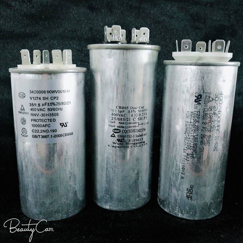 1.5p春兰空调专用压缩机启动电容35 2/ 30 1.5uf 3插s脚 防爆升级