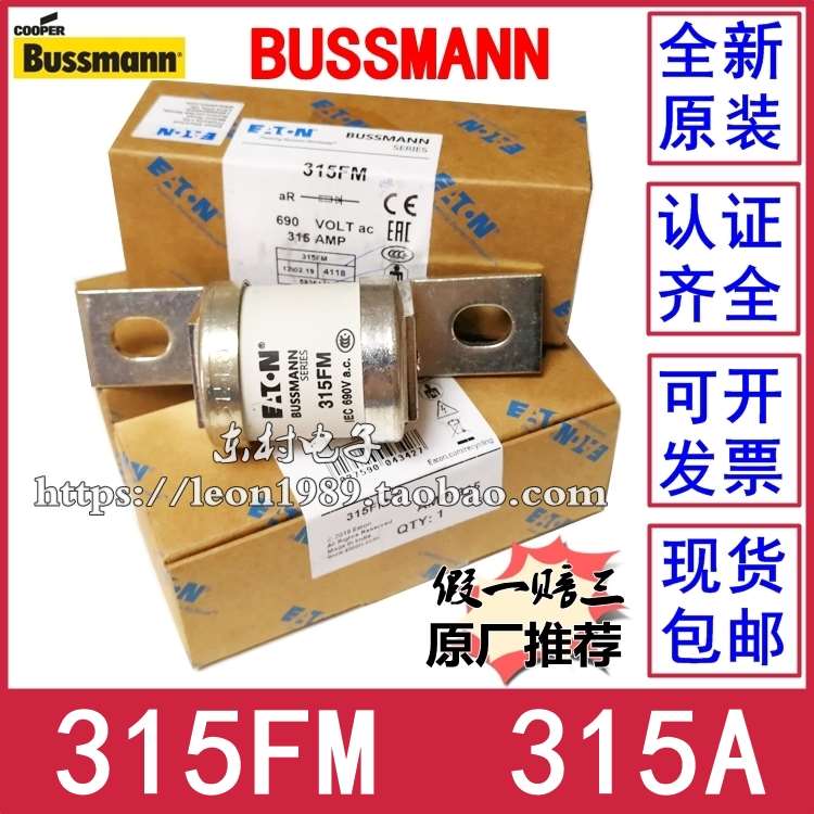 美国5BUSSMANN熔断器9 BS88：4保丝 180F1M/200FM/3F险M/31 60V