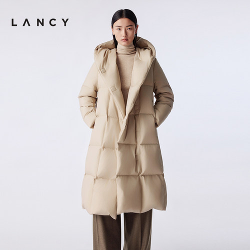 大A廓形 连帽设计 磁吸前襟