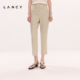 LANCY 裤 朗姿2025年夏新款 女气质职业高腰小脚裤 高端通勤九分西装