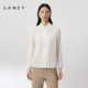 朗姿2024新款 高端醋酸正装 白衬衫 LANCY 女气质通勤女装 OL职业上衣