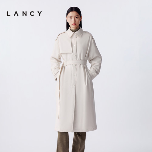 同色腰带 落肩袖型 肩章设计