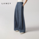 女 气质简约显瘦高级感直筒棉感西装 朗姿2025秋冬新款 阔腿裤 LANCY
