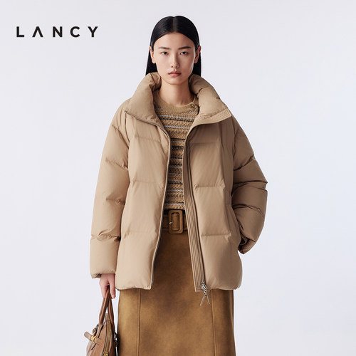 立体拉链 高领设计 一手长度