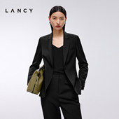 气质通勤职场西装 LANCY 朗姿2025年春新款 一粒扣收腰高级感外套女