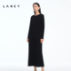 气质宽松两件套长款 连衣裙 朗姿2026春季 新款 绵羊毛 LANCY