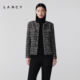 LANCY 羊毛蚕丝气质小香风短外套格纹圆领上衣女 朗姿2025冬季 新款