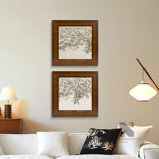 《苹果树》法式中古风客厅装饰画复古高级感餐厅挂画玄关斗柜壁画