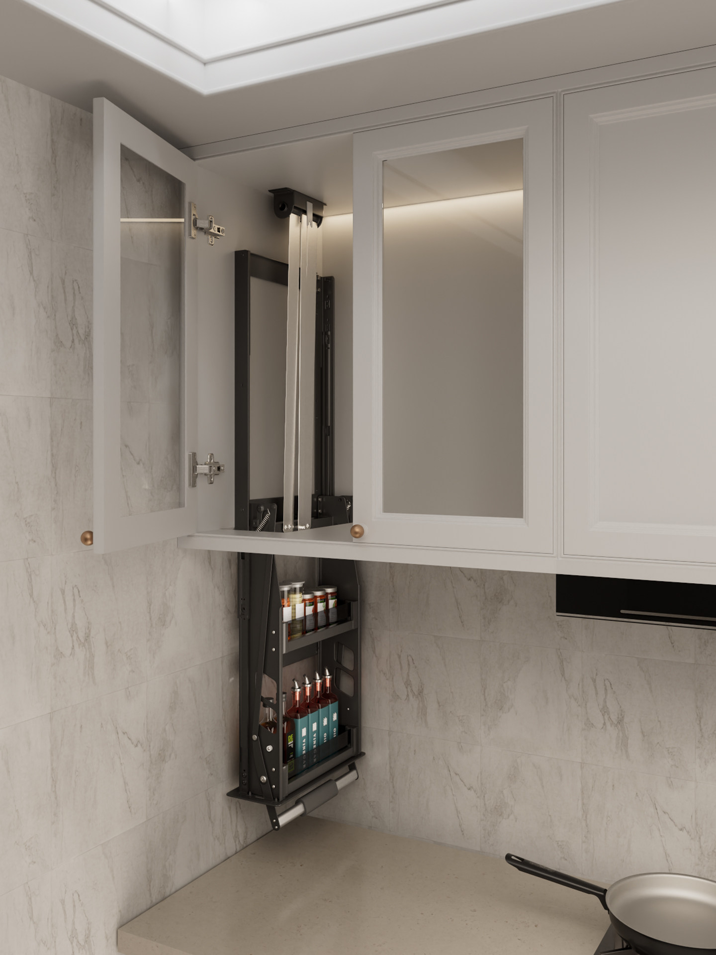 厨房吊柜升降拉篮下拉式橱柜垂直上下调味置物架小型定制极窄手动,3C数码配件,USB多功能数码宝,淘宝优惠券,粉丝福利购,淘宝优惠卷