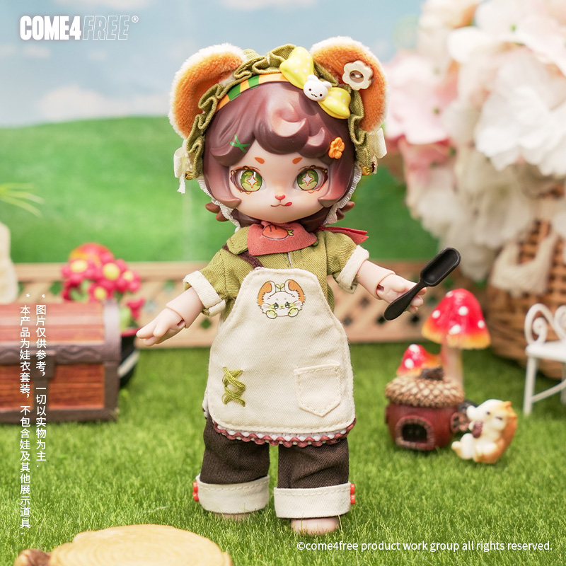 COME4FREE织夏娃衣OB11玩偶BJD娃衣公仔裙子衣服 (发衣不发娃)
