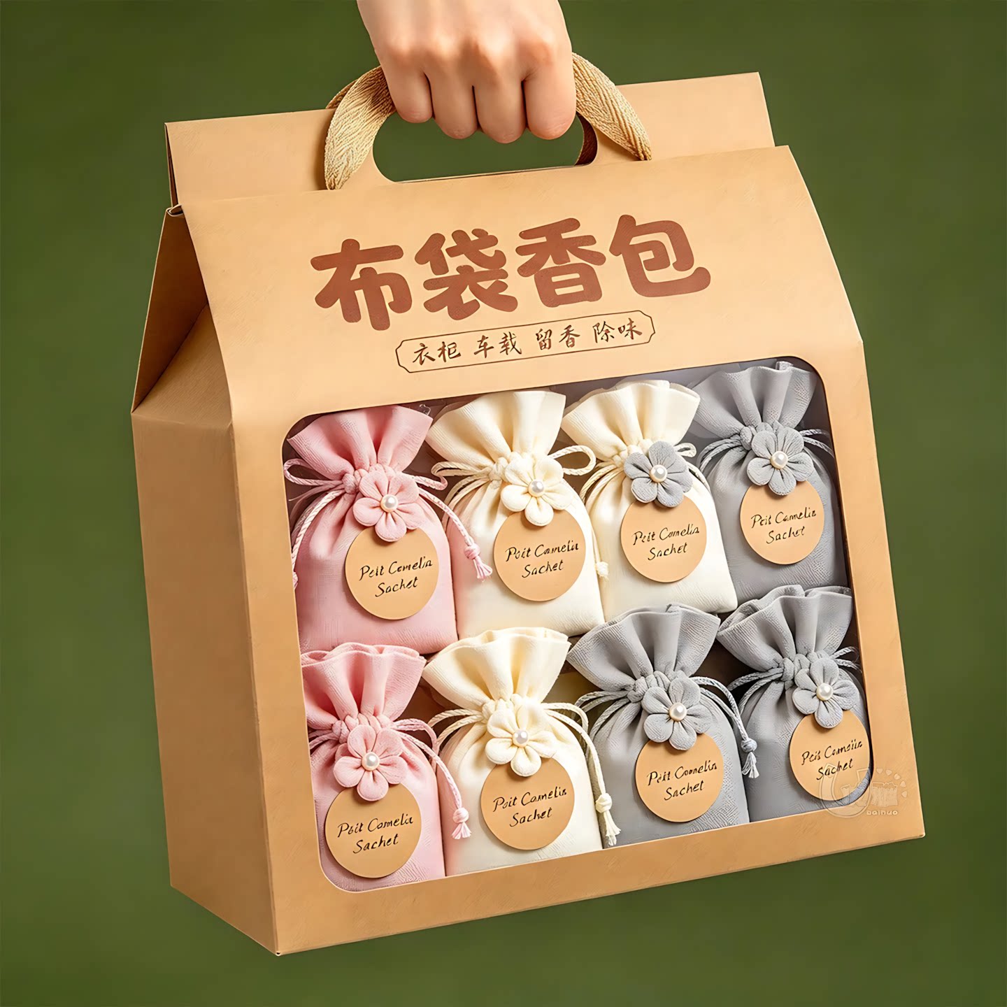 车载布袋香包挂式香薰衣柜除臭包