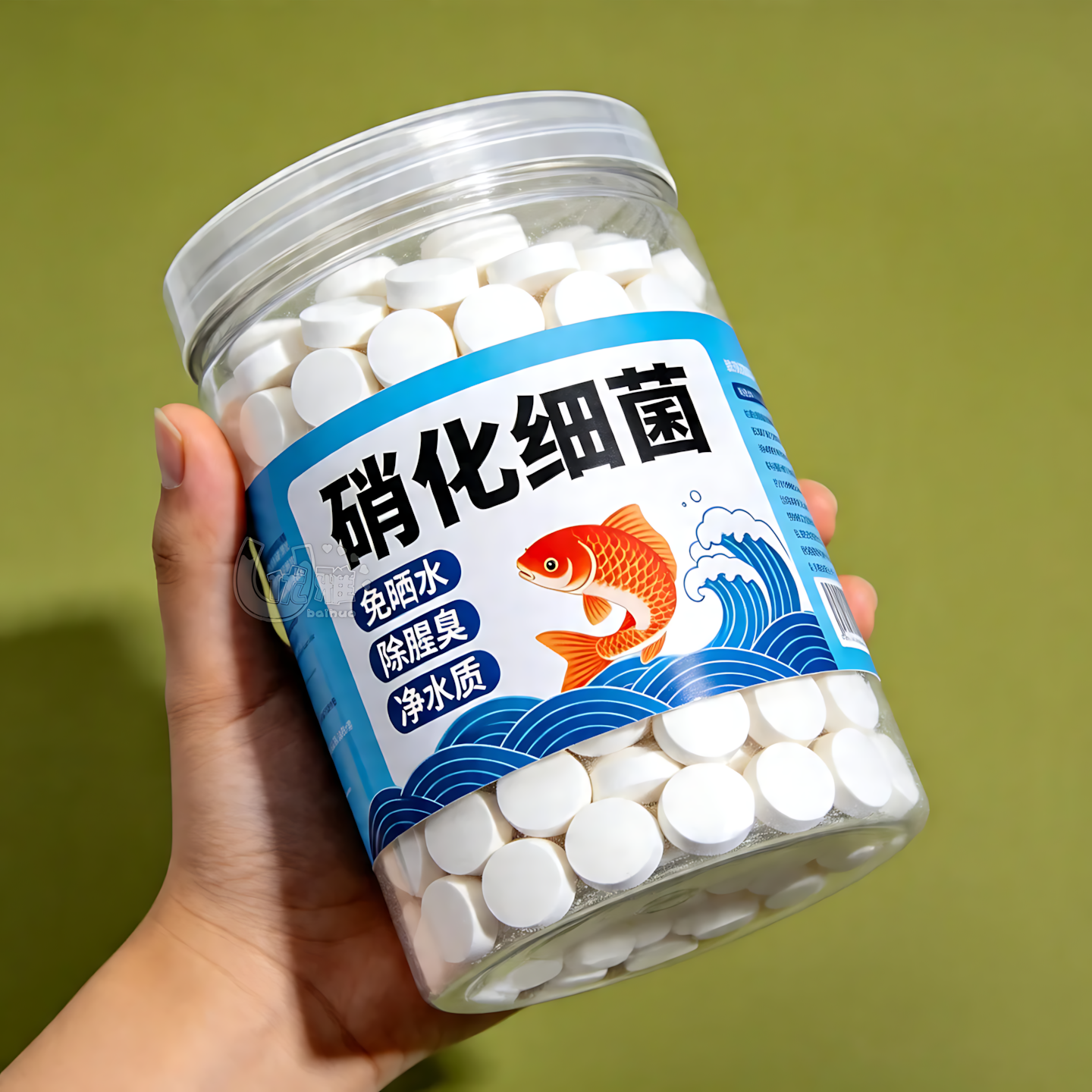 硝化细菌鱼缸专用水质净化稳定剂高浓度硝化菌净化水质空气缸鱼池