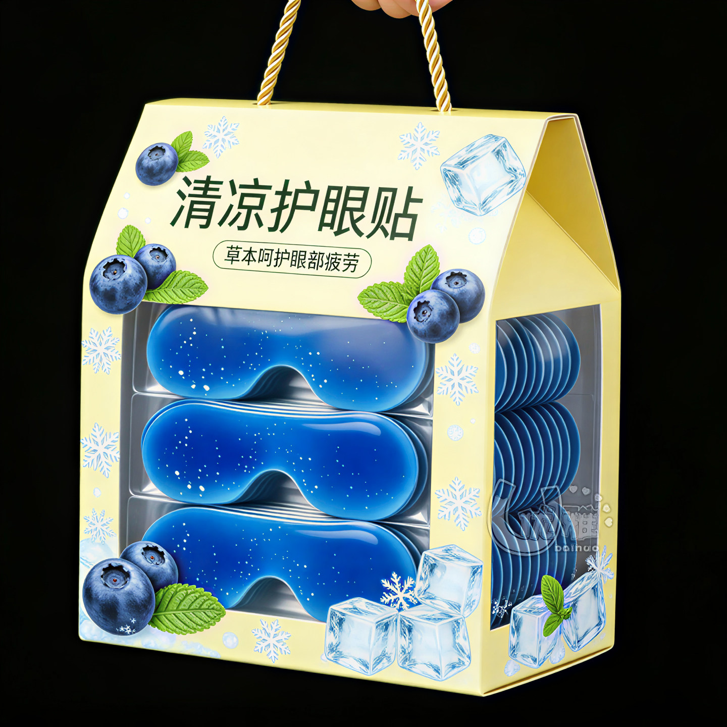 【冰爽润眼】冰敷眼贴眼部护眼贴冷敷凉爽降温一次性眼罩降温夏季