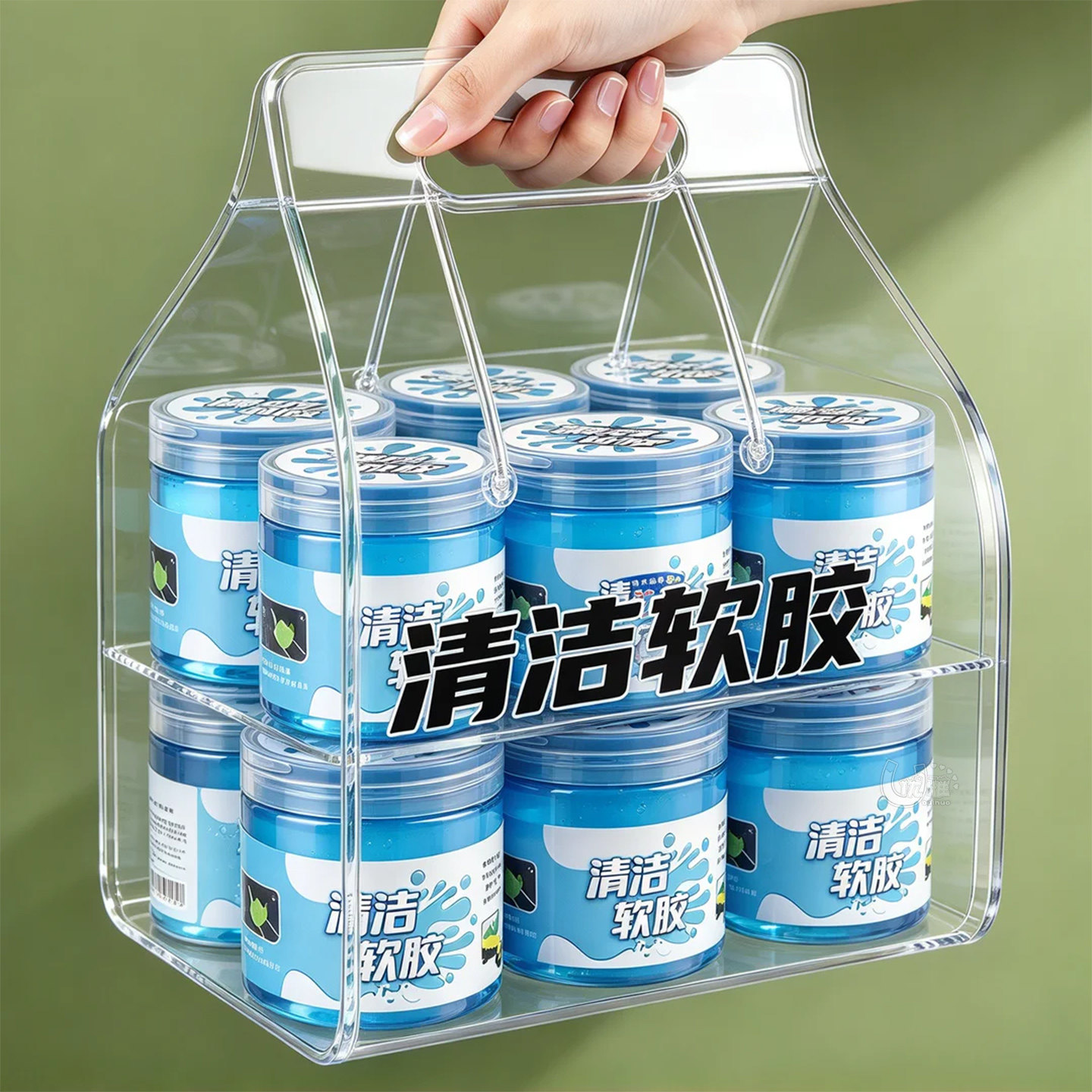 家用车载清洁软胶角落除尘神器