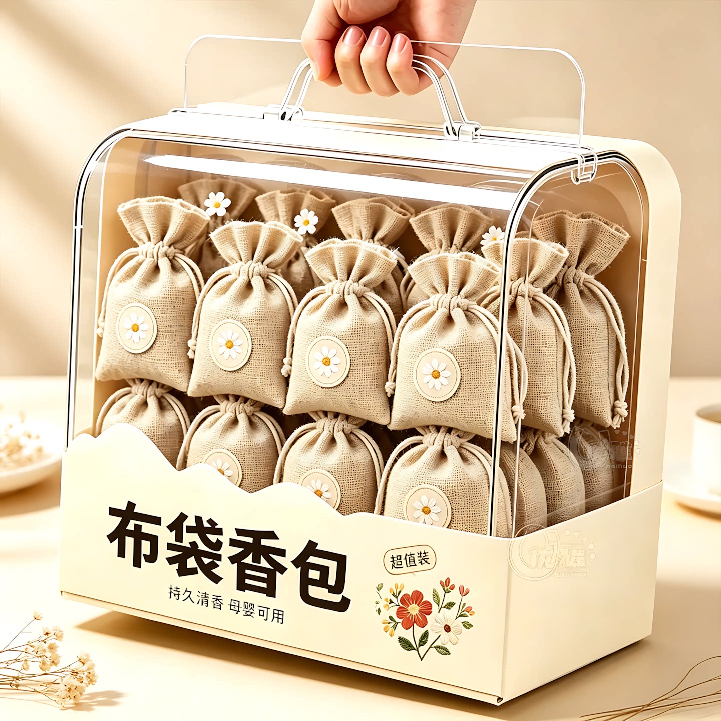 布袋香包衣柜香薰卧室家用布艺礼品香囊汽车车载装饰挂件香氛香囊