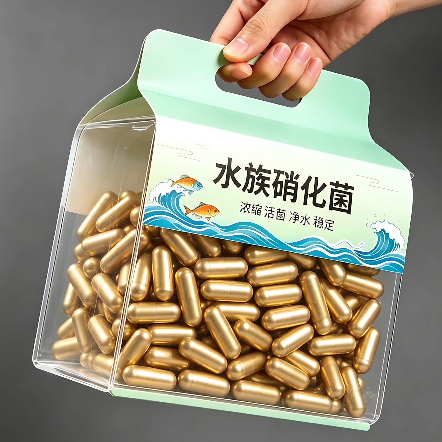 鱼缸硝化细菌鱼池水族箱稳定水质