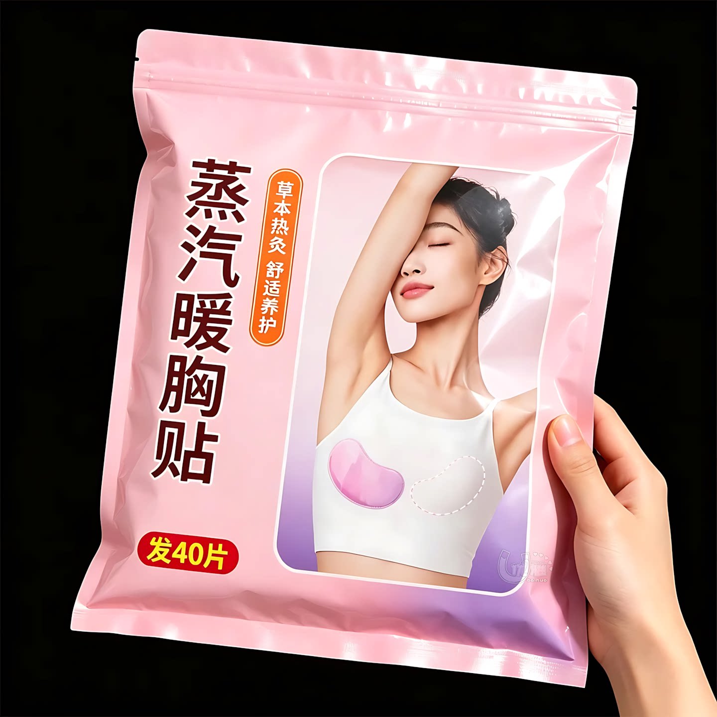 蒸汽暖乳贴睡前居家自发热热敷贴
