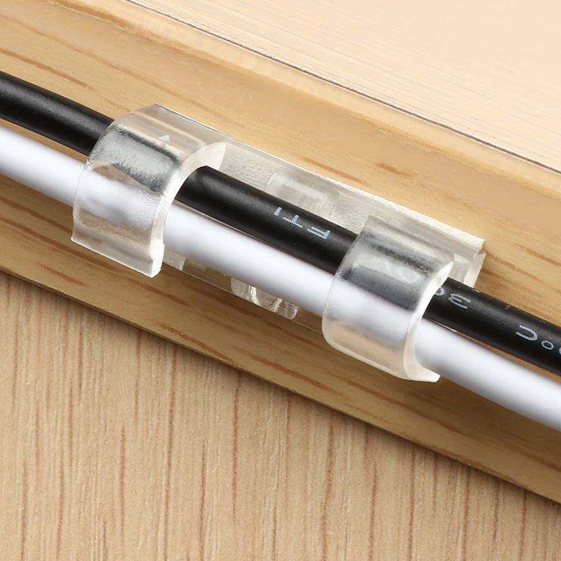 电线固定器夹线卡子网线理线走线神器自粘s明装明线免打孔线