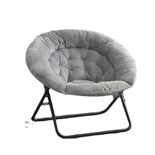 索普折叠躺椅阳台家用午休午睡靠背休闲椅孕妇懒人沙发月亮椅子