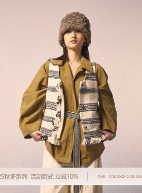 REFUSE CLUB 2025早秋新款咖色流浪短风衣经典百搭外套短上衣