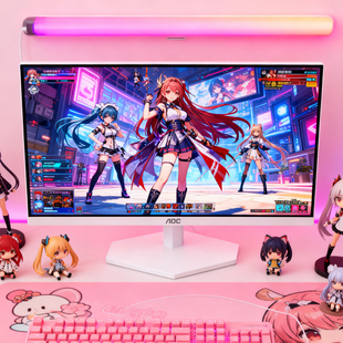 AOC WS白色电竞显示器27英寸2K高清260Hz女生电脑液晶屏 Q27G40ZE