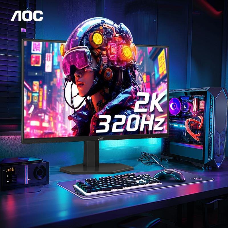 AOC2K320Hz电竞显示器24.5英寸