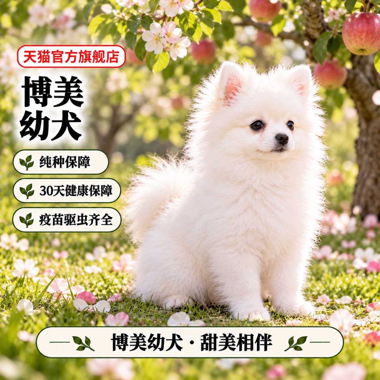 博美俊介小型犬家养宠物狗狗
