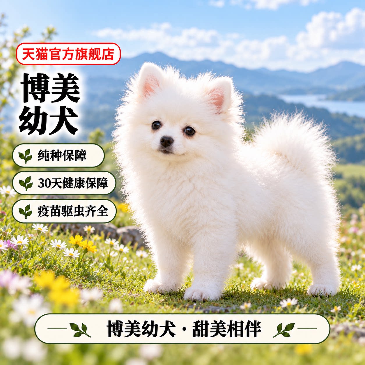 茶杯犬博美俊介家养宠物狗活物