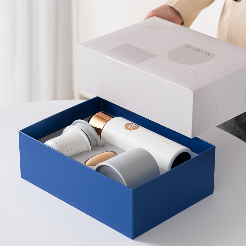 第二集陶瓷茶杯保温杯高档礼盒套